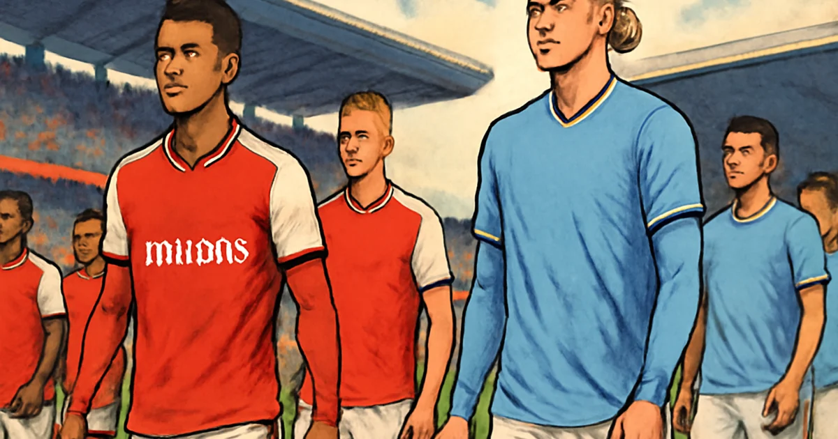 Premier League players line up ahead of a match in the 2026-27 season