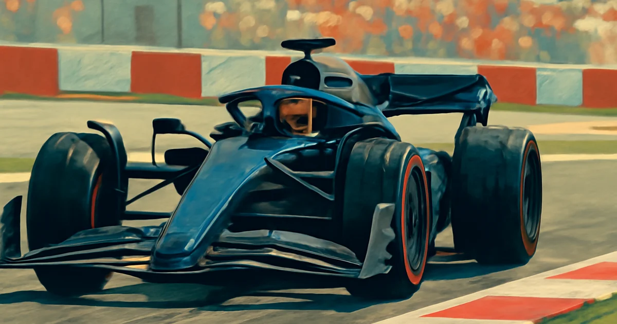 Carlos Sainz driving Williams at Madrid Grand Prix