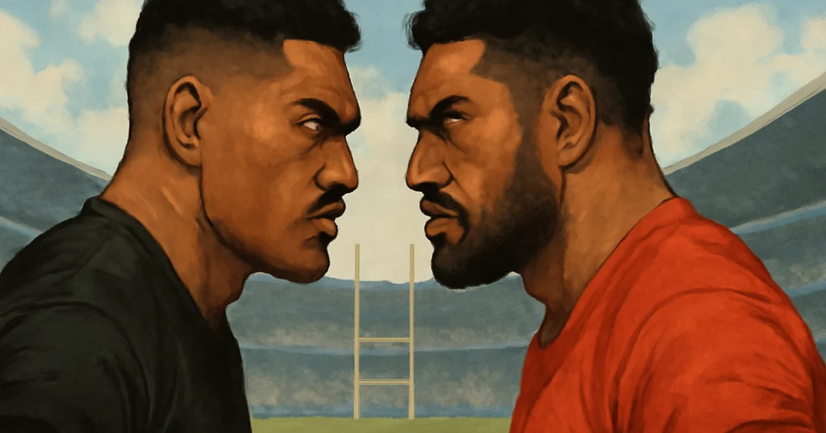 Brian To'o and Greg Marzhew face off ahead of the NRL preliminary final